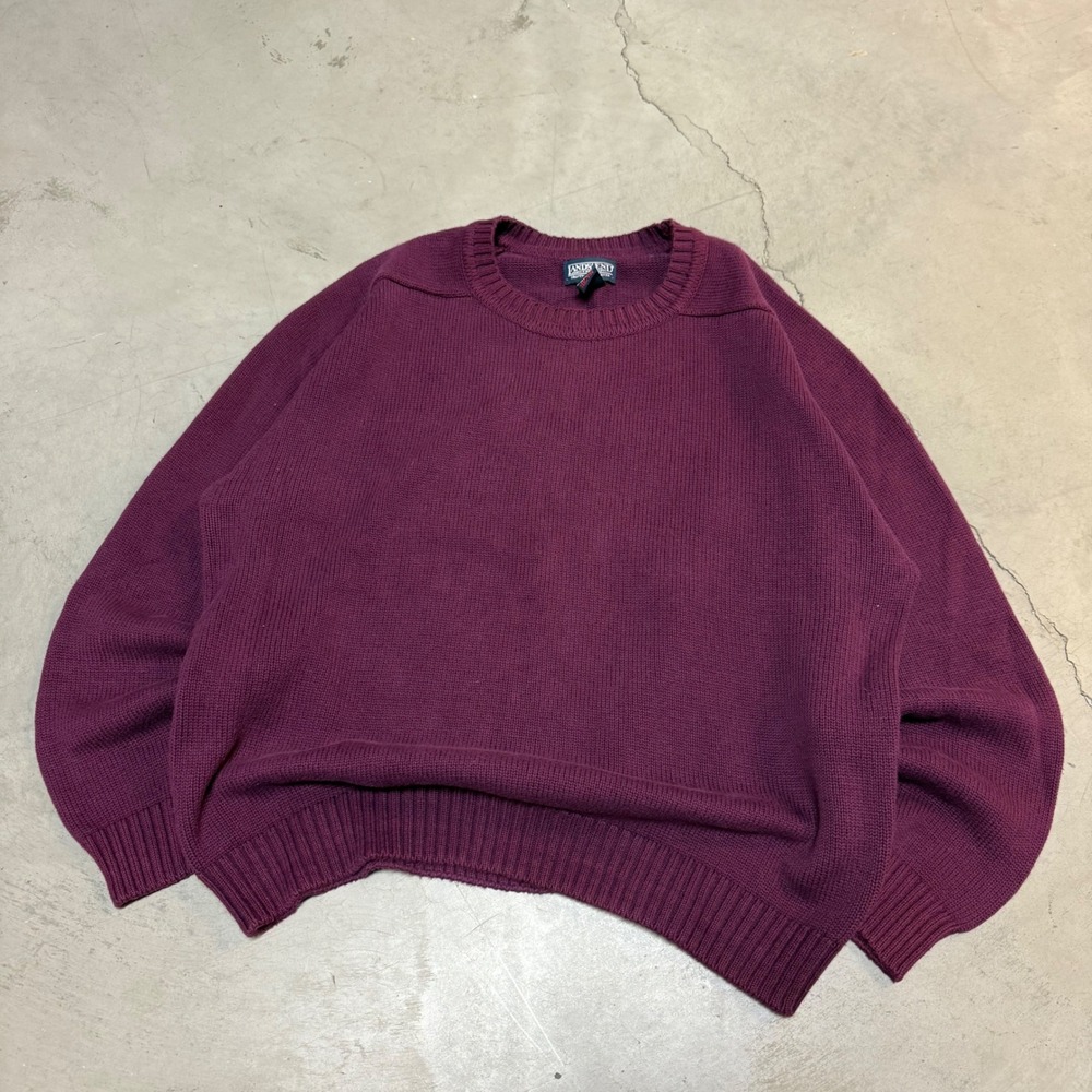 Vintage 90s Purple Land's End Sweater